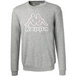 Sudaderas grises de algodón sin capucha informales con logo Kappa talla S para hombre 