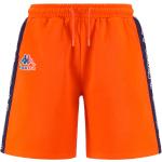 Shorts naranja de algodón con logo Kappa talla XL para hombre 