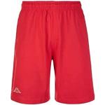 Pantalones cortos deportivos rojos de jersey con logo Kappa talla M para hombre 