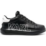 Zapatillas negras de goma con cordones rebajadas con cordones con logo Karl Lagerfeld talla 44 para hombre 