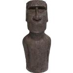 Kare Design Objeto deco Easter Island, 80cm, inspirado en las figuras de la isla de Pascua, sala de estar, figura de pie