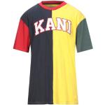 Camisetas amarillas de algodón de manga corta manga corta con cuello redondo con logo Karl Kani talla S para hombre 