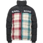 Abrigos acolchados negros de poliester manga larga con cuello alto con logo Karl Kani talla XS para hombre 