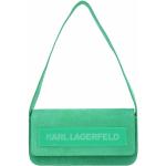 Bandoleras verdes de piel de asas largas  rebajadas Karl Lagerfeld para mujer 
