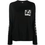 Camisetas negras rebajadas informales Karl Lagerfeld talla XS para mujer 