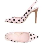 Zapatos rosas de tela de tacón con lunares HOGAN talla 39 para mujer 