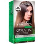 Planchas de perlas con keratina de pelo  de 150 ml Kativa 