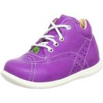 Kavat Kotte - Zapatos de Primeros Pasos de Cuero Infantil, Color Violeta, Talla 23