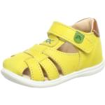 Kavat Vessla - Zapatos de Primeros Pasos de Cuero bebé, Color Amarillo, Talla 19