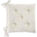 Cojines blancos de algodón para silla Kave Home 45x45 