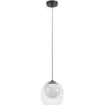 Lámparas negras de metal de cristal rebajadas minimalista Kave Home 