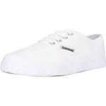 Zapatillas blancas de lona con cordones informales Kawasaki footwear talla 36 para mujer 