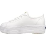 Keds Triple UP Leather, Zapatillas Mujer, White, 38 2/3 EU