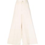 Pantalones acampanados beige de algodón Ralph Lauren Polo Ralph Lauren talla XS para mujer 