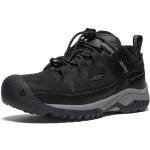 KEEN - Targhee Low Waterproof, Zapatos para Senderismo, Black/Steel Grey,