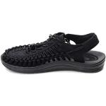 Sandalias deportivas negras de goma rebajadas de verano trenzadas Keen Uneek talla 41 para hombre 