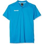 Kempa Poly Polo, Camiseta para Niños, Azul (Kempab