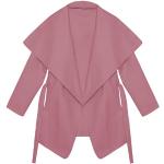 Abrigos clásicos rosas de verano vintage con cinturón Talla Única para mujer 