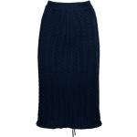 Faldas cruzadas azules de algodón rebajadas KENZO con trenzado talla S para mujer 