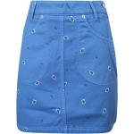 Faldas azules de algodón de cintura alta rebajadas cachemira KENZO para mujer 