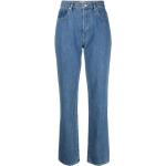 Jeans azules de algodón de cintura alta rebajados con logo KENZO para mujer 