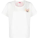 Camisetas estampada blancas de algodón rebajadas informales KENZO talla L para mujer 