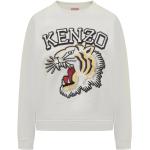 Kenzo, Tiger Varsity Sweatshirt White, Mujer, Talla: L