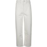 Jeans blancos de denim de corte recto rebajados KENZO para mujer 
