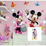 Pegatinas transparentes de pared Disney Mickey Mouse 