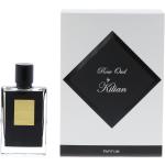 Perfumes negros de 50 ml con vaporizador de materiales sostenibles para mujer 