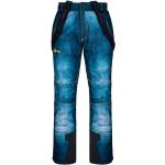 Pantalones azules de poliester de esquí rebajados de otoño Kilpi talla S para hombre 