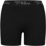 Shorts negros de poliamida de running rebajados de otoño Kilpi talla XL para mujer 
