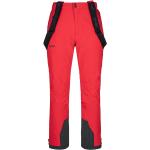 Pantalones rojos de poliester de esquí de otoño impermeables Kilpi talla S para hombre 