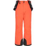 Pantalones naranja de poliester de deporte infantiles rebajados con logo Kilpi con tachuelas 9 años 