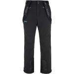 Pantalones negros de esquí rebajados de otoño tallas grandes impermeables, transpirables Kilpi talla 3XL para hombre 