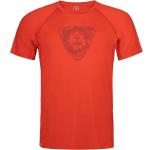 Camisetas deportivas rojas de poliester rebajadas de invierno manga corta con cuello redondo Kilpi talla M para hombre 
