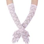 Disfraces blancos de encaje de charleston para navidad de encaje talla 7XL para mujer 