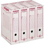 King Mec Storage A4 - Caja archivadora – Blanco – 1 unidad – 160100