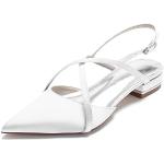 Sandalias blancas de goma de novia Novia formales talla 42 para mujer 