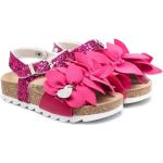 Sandalias rosas de goma de tiras rebajadas con tacón de 3 a 5cm con logo MONNALISA talla 36 para mujer 