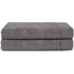 Juegos de toallas grises de algodón 80x200 