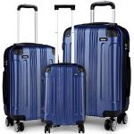 Set de maletas azul marino con aislante térmico para mujer 