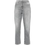 Jeans desgastados grises de poliester ancho W30 largo L31 con logo DONDUP para mujer 
