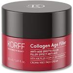 Korff Collagen Age Filler - Crema facial antiedad global con Age Filler Complex, colágeno marino, vitamina PP acción antiarrugas, hidratante, 50 ml