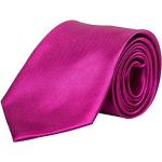 Corbatas rosas de poliester lavable a máquina para mujer 