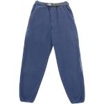 Pantalones clásicos azul marino de poliester tallas grandes con cinturón talla XXL para hombre 