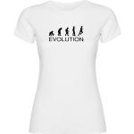 Camisetas blancas de algodón de running tallas grandes de punto Kruskis talla XXL para mujer 