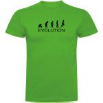 Kruskis Evolution Running Short Sleeve T-shirt Verde M Hombre