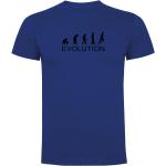 Kruskis Evolution Running Short Sleeve T-shirt Azul XL Hombre