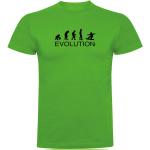 Kruskis Evolution Snowboard Short Sleeve T-shirt Verde S Hombre